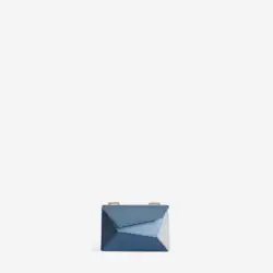 Facet wallet, denim blue