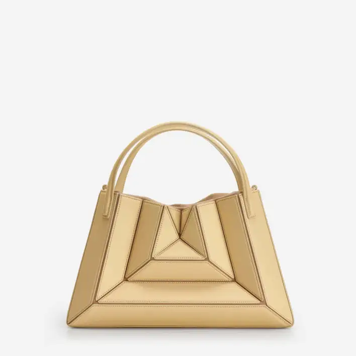 Trapez tote, butter