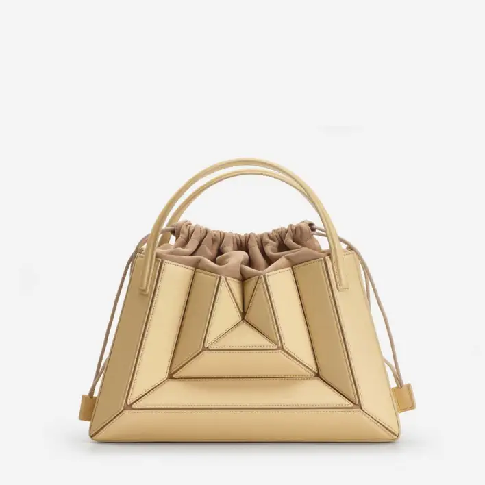 Trapez tote, butter