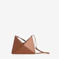Fold crossbody, cognac